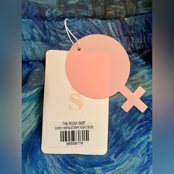 Selkie STARRY NIGHT Peony Skirt - Picture 7 of 7